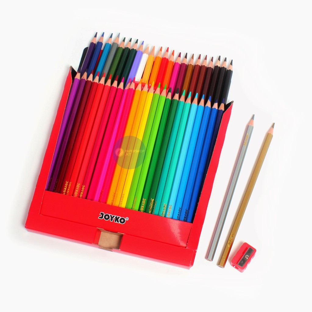 JOYKO- CP-48PB Pensil Warna Panjang - SET