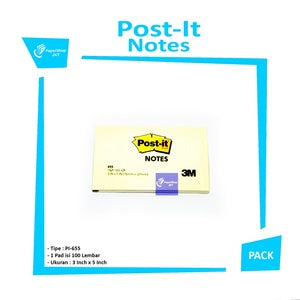 3M - Post-it Notes 655 Memo Kuning - PAD