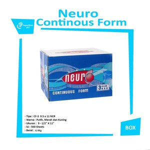 NEURO - Continous Form 3 Ply 9 1/2 x 11( K3 ) Ncr - Box