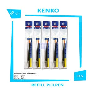 KENKO - Refill Gel Pen - Isi Pulpen Gel K-1 Warna Biru - Pcs