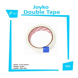 JOYKO - Double Tape 6mm x 15 Yard - Roll - 1 Inch