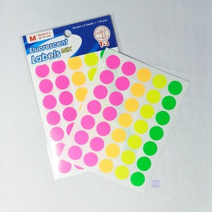 TOM & JERRY - Label Fluorescent Mix Ukuran S-M-L - Pad - M ( Medium )