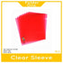 Folder One - Map L - Map Bening  Folio F4 Warna - Lusin - MERAH