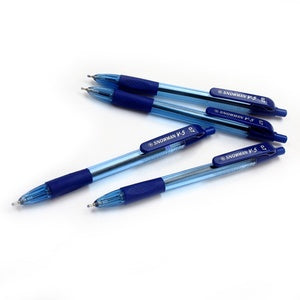 SNOWMAN - Pulpen Ballpoint V5 0.7mm - Lusin - Biru