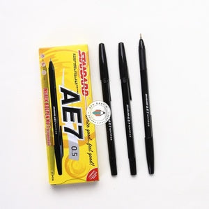 STANDARD - Pulpen Bolpen Ball Point AE7 0.5mm Pen - Lusin - Hitam