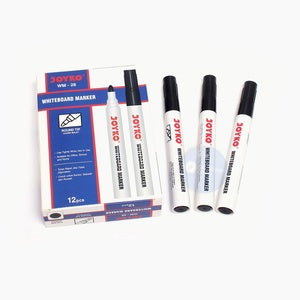 JOYKO - Whiteboard Marker WM Spidol Papan Putih - Pcs - Hitam / WM-28