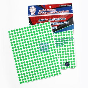 TOM & JERRY - Label Color 97 Label 1 Warna - Pad - Hijau