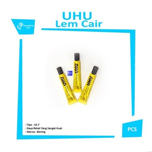 UHU - Lem Cair All Purpose Adhesive 7gr - Glue 7ml - Pcs