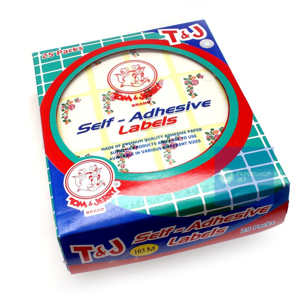 TOM & JERRY - Label Bunga 103 Undangan - Pad