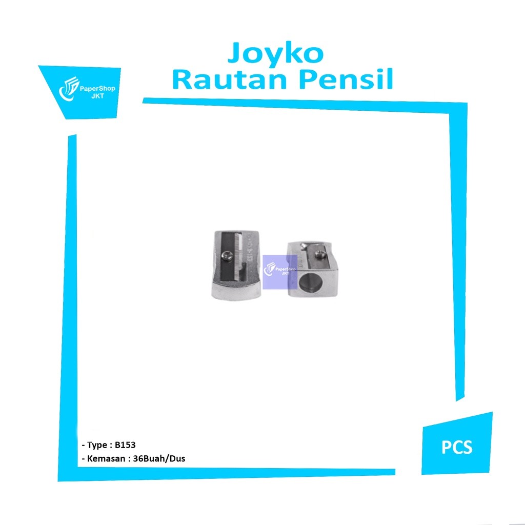 JOYKO - Grey B-153 Sharperner  - Rautan Pensil  - Pcs