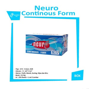 NEURO - Continous Form 5 Ply 9 1/2 x 11/2 ( K5/2 Neuro ) NCR - Box