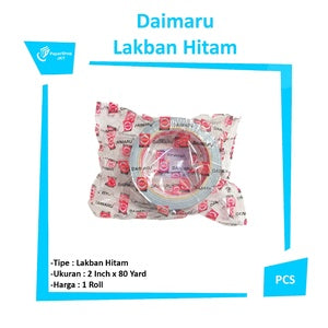 Daimaru - Lakban Hitam 2 Inch x 80 Yard - Roll