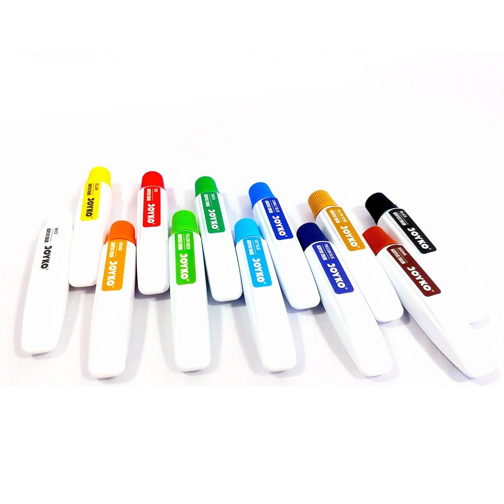 JOYKO - Cat Akrilik Acrylic Colors ACC-12ML 12 Warna - Set