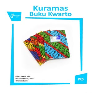 KURAMAS - Buku Folio Hard Cover 100Lembar - Pcs - Kwarto