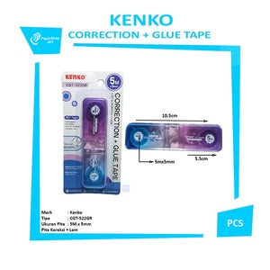 Kenko - Correction Tape + Glue CGT-522GR - Pcs