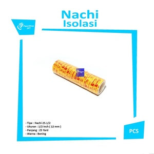 NACHI - Selotip Kecil - Isolasi 1/2 x 25 Yard - Ecer