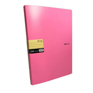 InterXfolder - Macarons Clear Holder 20 Lembar Folio - Pcs - Pink