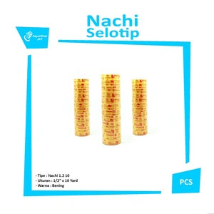 NACHI - Isolasi 1/2 x 10 Yard Selotip Kecil - Ecer