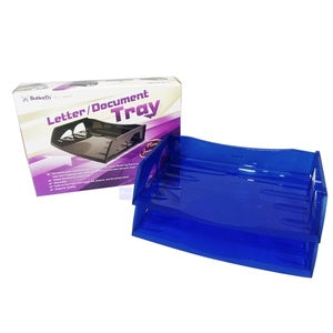 BUTTERFLY - Letter Tray 2 Susun - Pcs - BIRU