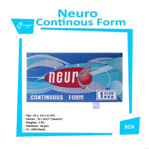 NEURO - Continous Form 1 Ply 9 1/2 x 11 ( K1 Neuro ) HVS - Box