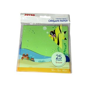 Joyko - Kertas Origami Paper Warna Variasi Ukuran - Pack - 12x12-OGP-300-25