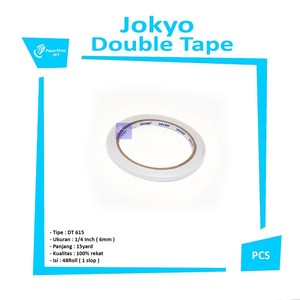 JOYKO - Double Tape 6mm x 15 Yard - Roll - 6mm