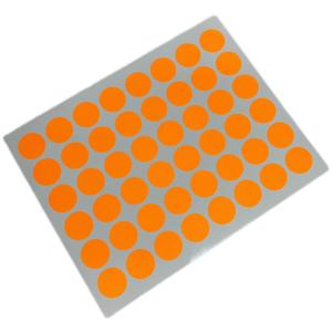 TOM & JERRY - Label Color Dot 117 Label 1 Warna - Pad - Orange