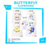 Butterfly - Clipboard Transparant Motif Random Papan Jalan F4 - Pcs