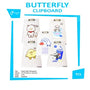 Butterfly - Clipboard Transparant Motif Random Papan Jalan F4 - Pcs