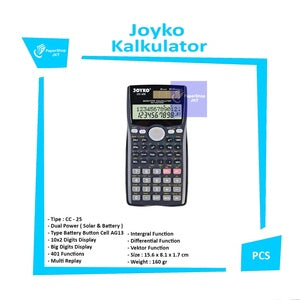 JOYKO - Calculator CC-25 - Kalkulator Scientific 401 Functions - Pcs