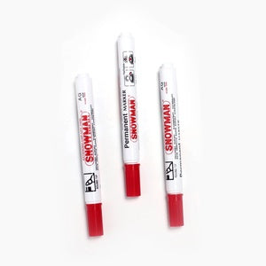 SNOWMAN - Spidol Permanent Warna AG12 - 1 PCS - MERAH