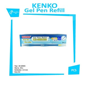 KENKO - Refill Pen Gel 0,5mm Ke-Series Biru - pcs