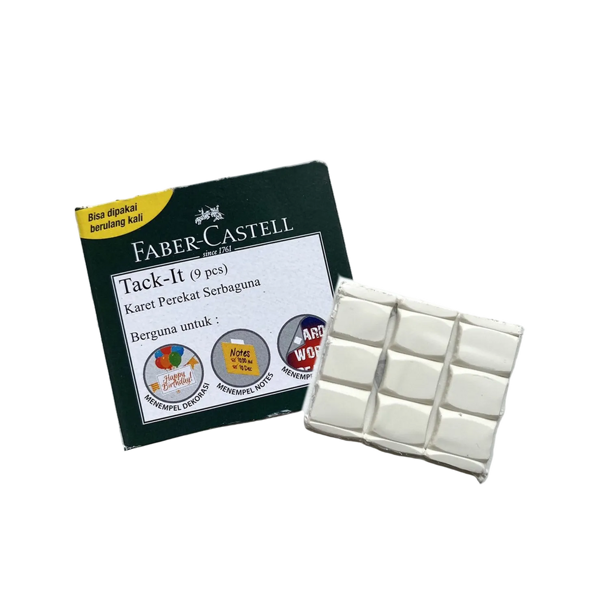 FABER-CASTELL - Tack It Karet Perekat Multiguna 6gr - Pad