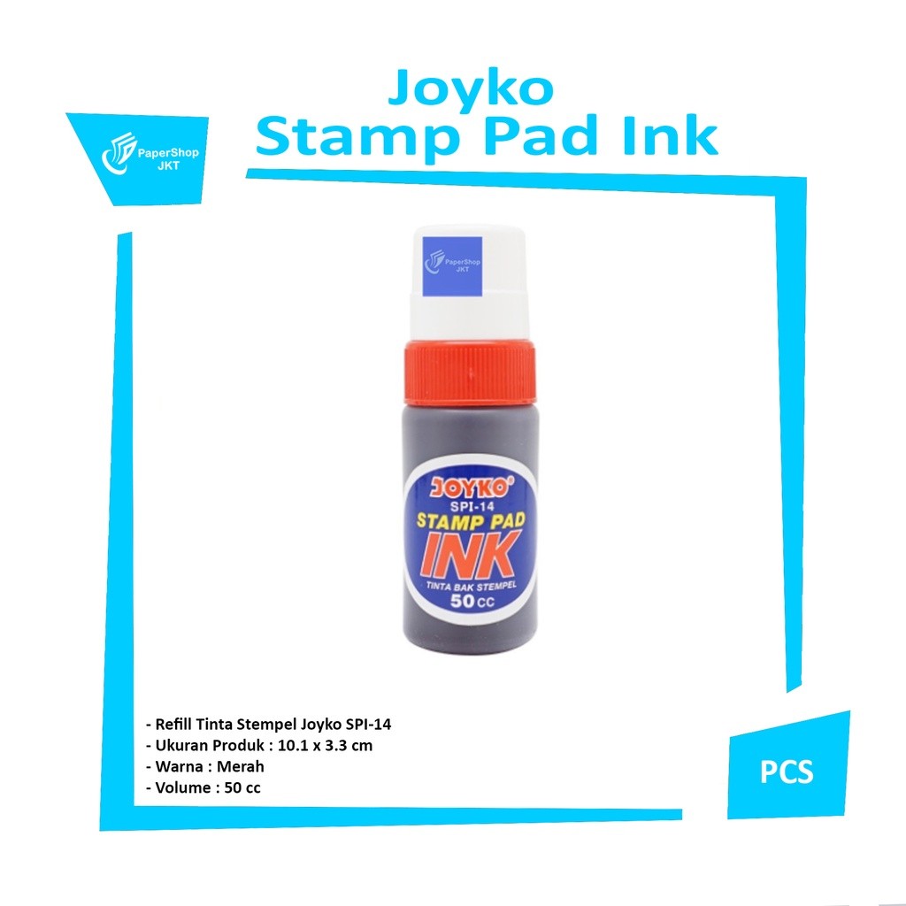 JOYKO - Stamp Pad Ink Refill Tinta Stempel SPI-14 Merah