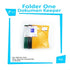 INTER X - Clear Holder Folio Isi 80 Lembar + Cover Box - Pcs - MERAH