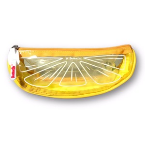 Butterfly - Tempat Pensil Motif Fruit Transparant - PCS - LEMON