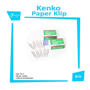 KENKO - paper clip no. 5 jumbo size - pcs