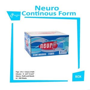 NEURO - continous form 2 ply 9 1/2 x 11/2 ( K2/2 neuro ) ncr
