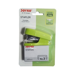 Joyko - Stapler Serba Guna ST - 19 Hekter Kertas Mini - Pcs - Green