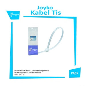 JOYKO - Cable Ties Nylon Kabel Tis Pengikat Nilon CBT 10 - Pack