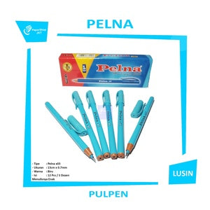 PELNA - Pulpen x03 - Lusin - Biru