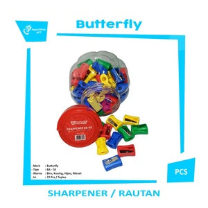 BUTTERFLY - Rautan Kecil Warna BA-50 Sharpener - Pcs