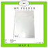 MY FOLDER - Map L Clear Sleeve Holder A4 CPP - Kulit Jeruk - Lusin