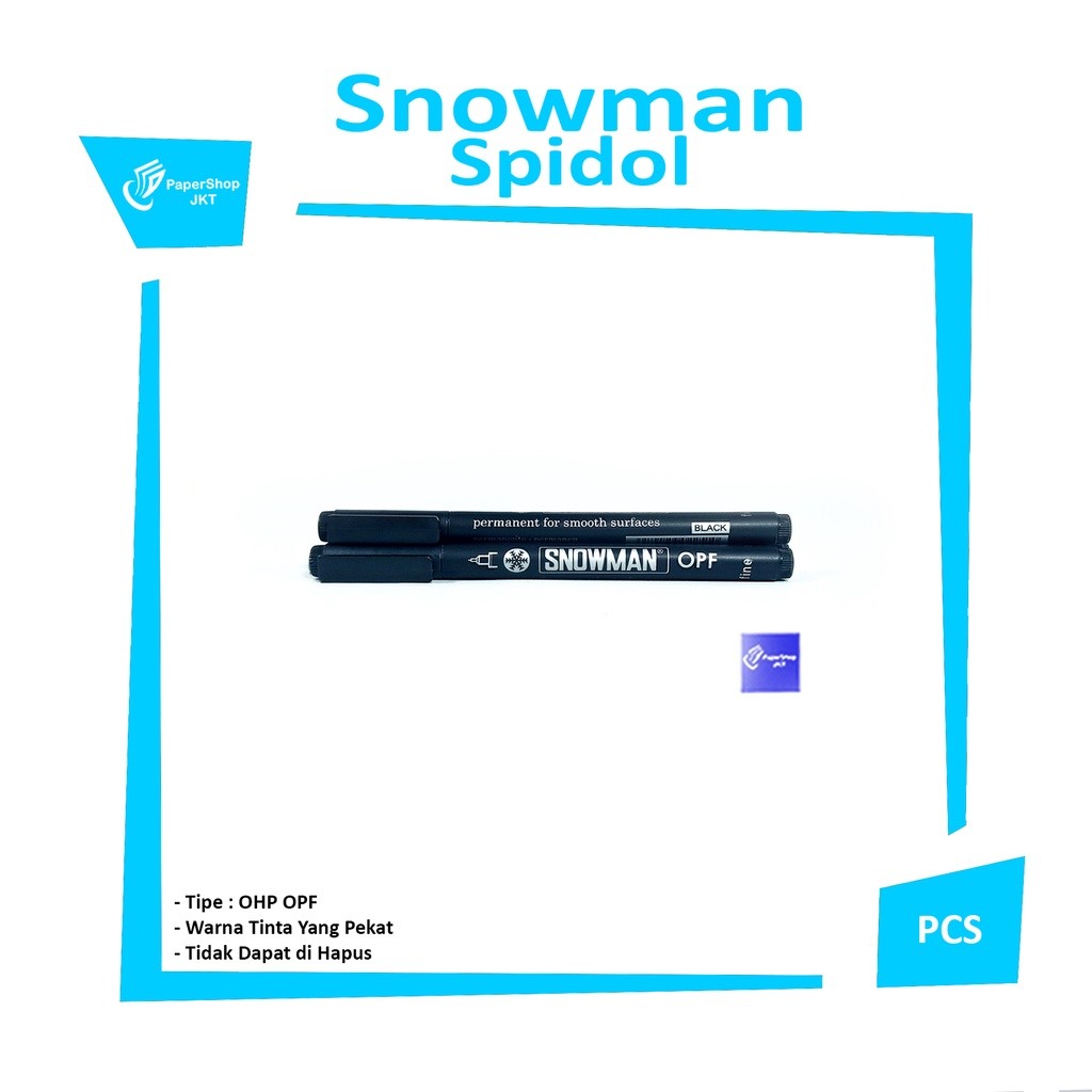 SNOWMAN - Pulpen OHP OPF Permanent - Pcs