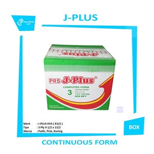 J-PLUS - Continuous Form CF 91/2 x 13/2 3 Ply ( K3/2 ) NCR - Box