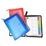 Interxfolder - Binder Note File A5 Zipper Cover Transparan Random - Pcs
