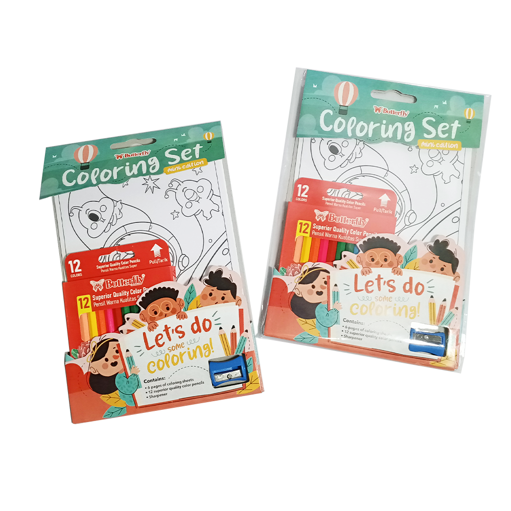 BUTTERFLY - Colouring Set Mini Edition - Set