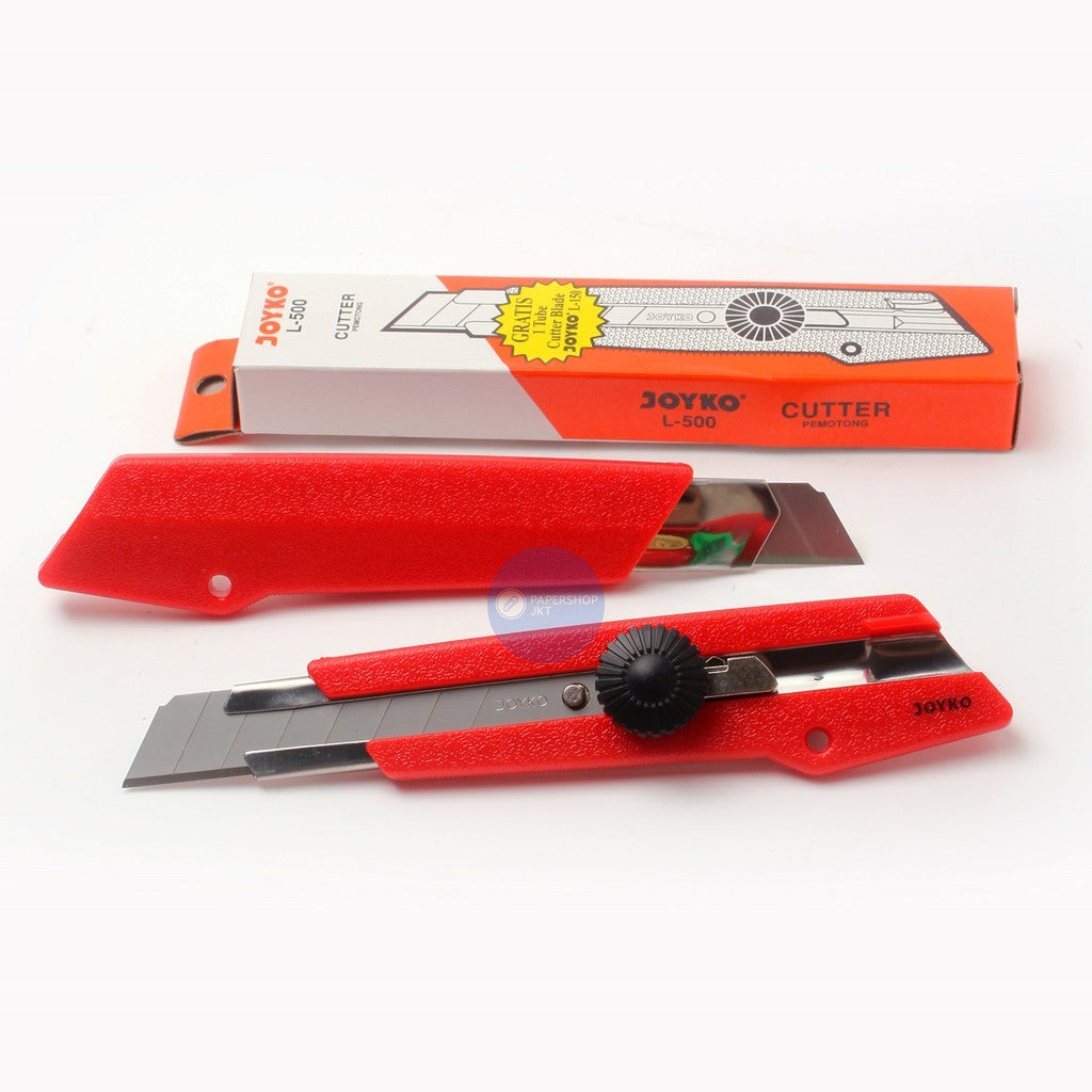 Joyko - Cutter L500 Besar + FREE ISI Cutter 1 Tube L-150 - Set