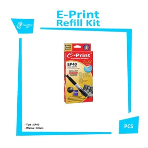 EPRINT - Refill Tinta Kit Gold Printer Canon Suntikan Black - Colour - SET - Canon Black