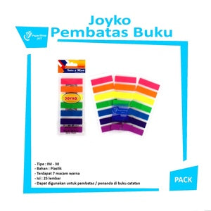 JOYKO - Pembatas Buku Kotak Im-30 Plastik - Pad